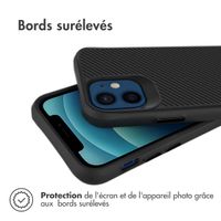 imoshion Rugged Hybrid Carbon Case Apple iPhone 12 Mini - Noir