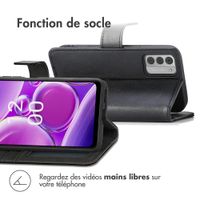 imoshion Étui de télephone portefeuille de luxe Nokia G42 - Noir