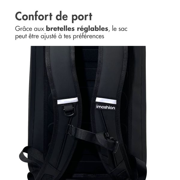 imoshion Sac à dos Hermétique et Étanche 10L - Petit - Noir