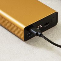 imoshion Ultra Series Aluminium Batterie externe 20.000 mAh - Charge rapide jusqu'à 33 watts - Gold