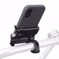 imoshion Support de téléphone en aluminium pour vélo - Léger - Universel - Noir