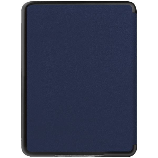 imoshion Étui de liseuse portefeuille Slim Hard Amazon Kindle (2024) / Amazon Kindle (2022) 11th gen - Bleu foncé