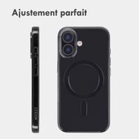 Accezz Lite coque arrière avec MagSafe Apple iPhone 16 - Smokey Clear