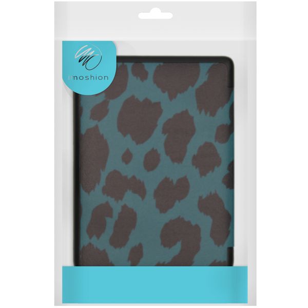 imoshion Design Slim Hard Case Sleepcover Kobo Clara Colour / BW - Green Leopard