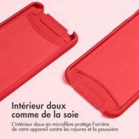 imoshion Coque de couleur avec cordon amovible Apple iPhone X / Xs - Rouge