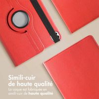 imoshion Coque tablette rotatif à 360° Apple iPad Air 11 pouces (2026) M4 / (2025) M3 / (2024) M2 / Air 5 (2022) / Air 4 (2020) / Pro 11 (2018/2020) - Rouge