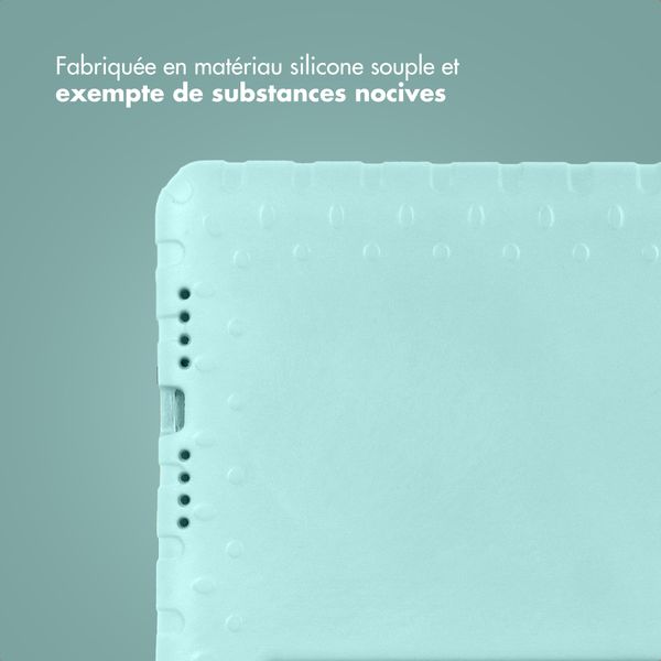 imoshion Coque kidsproof avec poignée Apple iPad 9 (2021) 10.2 pouces / iPad 8 (2020) 10.2 pouces / iPad 7 (2019) 10.2 pouces - Soft Blue