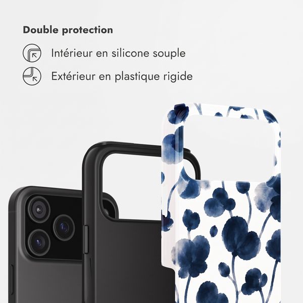 Selencia Coque arrière Vivid Apple iPhone 18 Pro / 17 Pro - Midnight Blossom