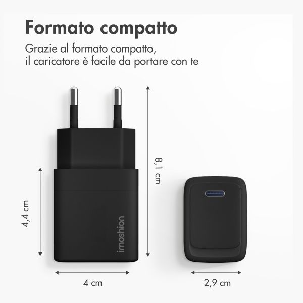 imoshion Adaptateur secteur 20 watts | USB-C - Noir