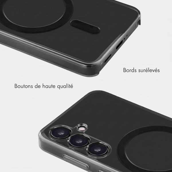 Accezz Lite coque arrière avec MagSafe Samsung Galaxy S25 - Smokey Clear