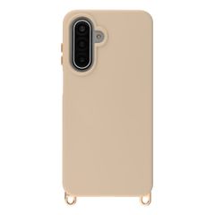 Selencia Coque arrière Rivièra avec MagSafe avec crochets amovibles Samsung Galaxy A17 (5G) / (4G) - Milky Latte