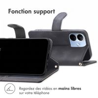 imoshion Etui de télephone portefeuille avec cordon Xiaomi Redmi Note 17 Pro - Noir