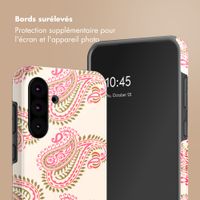 Selencia Coque arrière Vivid Samsung Galaxy A36 / A56 - Paisley Blush