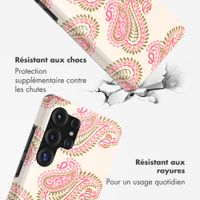 Selencia Coque arrière Vivid avec MagSafe Samsung Galaxy S25 Ultra - Paisley Blush