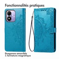 imoshion Etui de télephone Mandala Xiaomi Redmi Note 17 (5G) - Turquoise