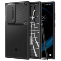 Spigen Coque Optik Armor Camera slider Samsung Galaxy S24 Ultra - Noir