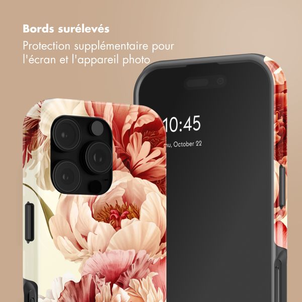 Selencia Coque arrière Vivid avec MagSafe Apple iPhone 16 Pro Max - Vintage Peony
