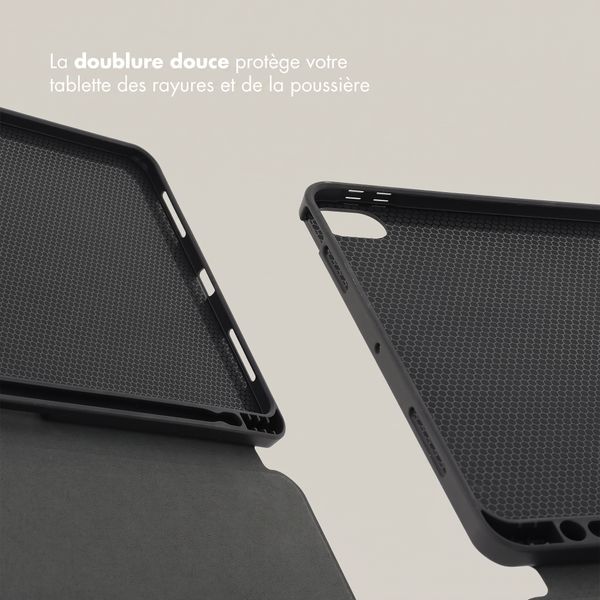 Selencia Coque tablette Vivid Apple iPad Air 11 pouces (2026) M4 / (2025) M3 / (2024) M2 / Air 5 (2022) / Air 4 (2020) - Chalky Bloom