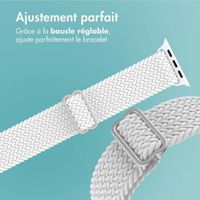 imoshion Bracelet nylon tissé Apple Watch | 38/40/41/42 mm - Blanc