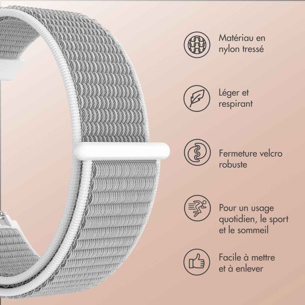 imoshion Bracelet en nylon  - Connexion universelle 20 mm - Gris