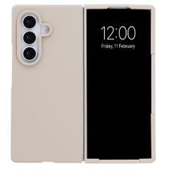 Accezz Coque Liquid Silicone avec MagSafe Samsung Galaxy Z Fold 8 Ultra - Stone