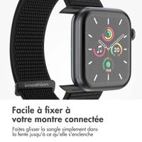 imoshion Bracelet en nylon Apple Watch | 38/40/41/42 mm - Noir