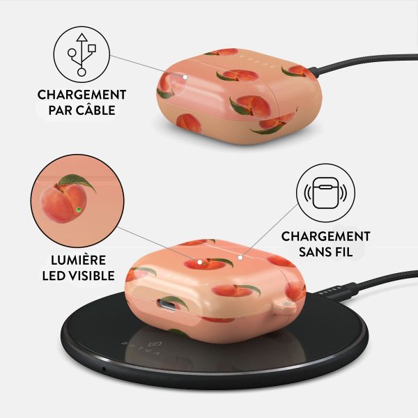 Burga Coque rigide Apple AirPods 3 - Peachy