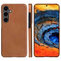 dbramante1928 Étui de télephone portefeuille Lynge Samsung Galaxy A56 - Tan