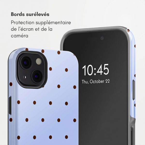 Selencia Coque arrière Vivid Apple iPhone 13 - Happy Dots Digital Sky