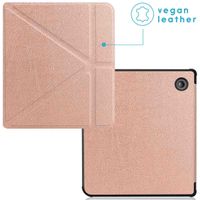 imoshion Étui de liseuse portefeuille Pliable Kobo Libra Colour - Rose Doré