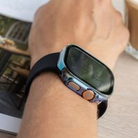 imoshion Coque rigide brillante à couverture complète Apple Watch Ultra / Ultra 2 / Ultra 3 - 49 mm - Pearlescent
