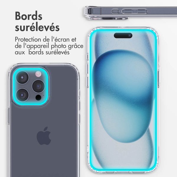 imoshion Coque Stand Apple iPhone 15 Pro Max - Transparent