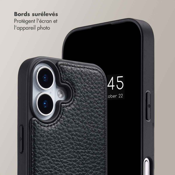 Selencia Coque de télephone Nova avec cordon et porte-cartes Apple iPhone 17 - Noir