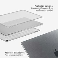Selencia Coque Paillettes Apple MacBook Pro 16 pouces (2021 / 2023 M3 / 2024 M4 / 2026 M5) - Transparent
