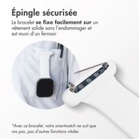 imoshion Bracelet infirmier en silicone Apple Watch | 44/45/46/49 mm - Blanc