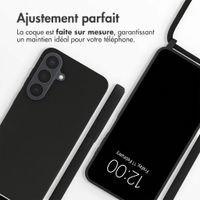 imoshion Coque en silicone avec cordon Samsung Galaxy S26 FE - Noir