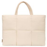 Selencia Sac ordinateur portables Vaya Puffy 16 pouces - Soft Ivory