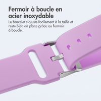 imoshion Bracelet AirTag pour enfants - Étui pour Apple AirTag - Taille unique - Light Purple