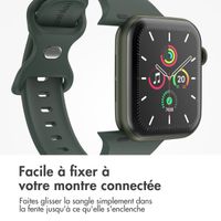 imoshion Bracelet en silicone⁺ Apple Watch | 38/40/41/42 mm - Taille S/M - Olive