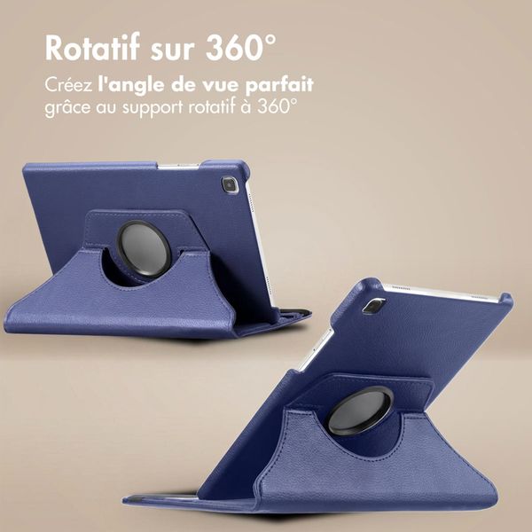 imoshion Coque tablette rotatif à 360° Samsung Galaxy Tab S5e - Bleu foncé