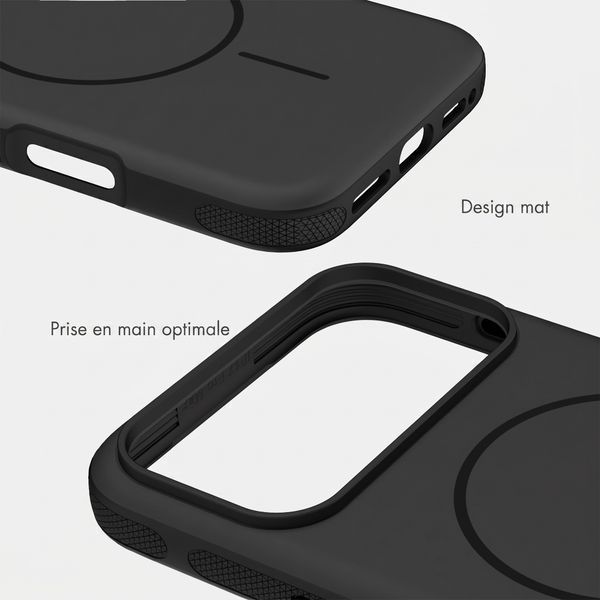 imoshion Coque arrière Color avec Thin MagSafe Ring Apple iPhone 17 Pro Max - Noir