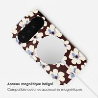 Selencia Coque arrière Vivid avec MagSafe Google Pixel 11 Pro - Choco Flower Pop