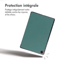 imoshion Coque tablette Trifold Samsung Galaxy Tab A9 Plus - Vert foncé