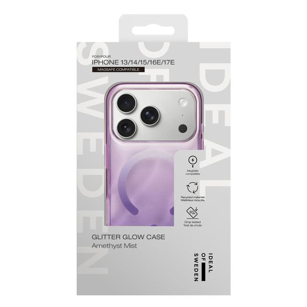 iDeal of Sweden Coque Clear MagSafe Apple iPhone 16e / 15 / 14 / 13 - Amethyst