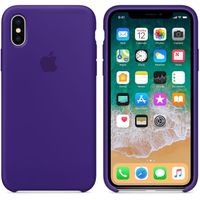 Apple Coque en silicone Apple iPhone X - Ultra Violet