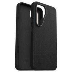 OtterBox Coque en cuir de cactus Symmetry Samsung Galaxy S25 - Noir Ash