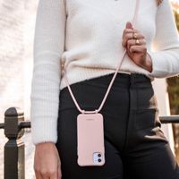 imoshion Coque de couleur avec cordon amovible Apple iPhone 15 - Rose