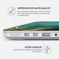 Burga Coque Rigide Apple MacBook Pro 14 pouces (2021 / 2023 M3 chip / 2024 M4 chip / 2025 M5 chip) - Emerald Pool