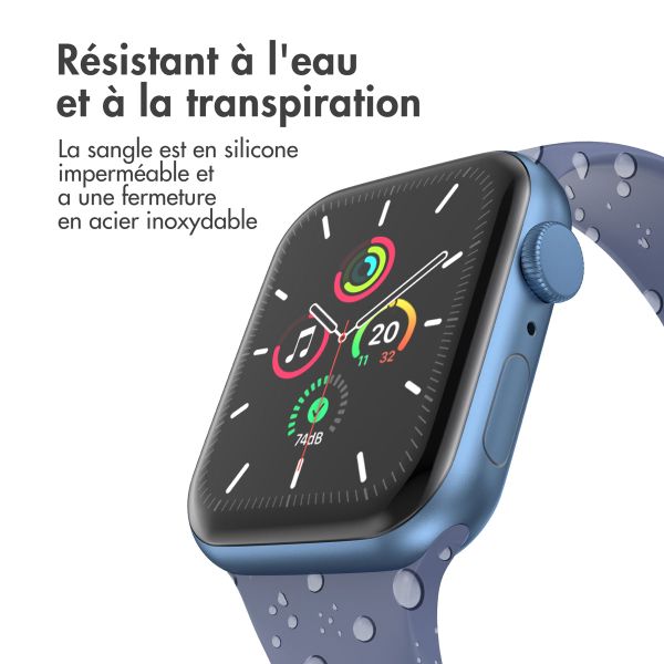 imoshion Bracelet en silicone⁺ Apple Watch | 38/40/41/42 mm - Taille S/M - Navy