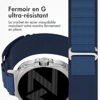 Accezz Bracelet en nylon Alpine Samsung Galaxy Watch Ultra 2 (2026) / Ultra (2024/2025) - Dark Blue